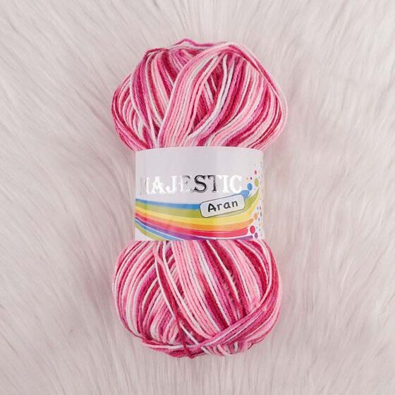 MAJESTİC ARAN FUŞYA EBRULİ ÖRGÜ İPİ 100 GR