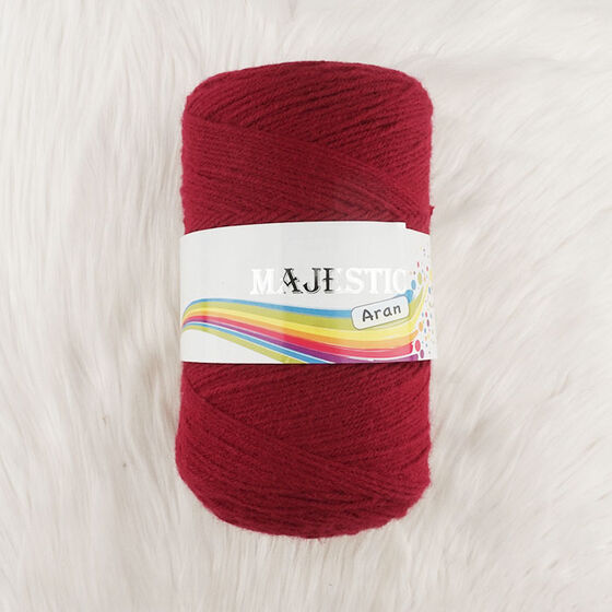 MAJESTİC ARAN KOYU KIRMIZI ÖRGÜ İPİ 370 GR