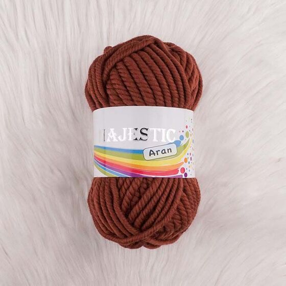 MAJESTİC ARAN TABA MAKARNA EL ÖRGÜ İPİ 160 GR