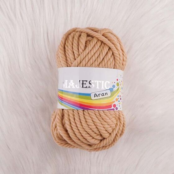 MAJESTİC ARAN TEN MAKARNA EL ÖRGÜ İPİ 100 GR