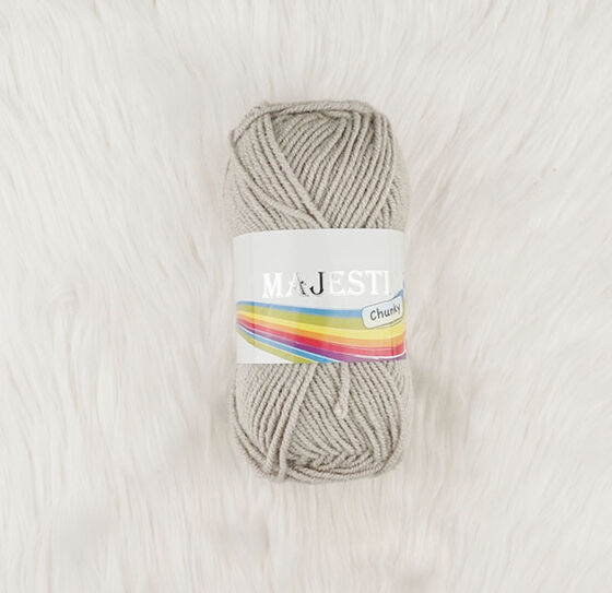 MAJESTIC CHUNKY KNITTING YARN 100 GR. BAG COLOR