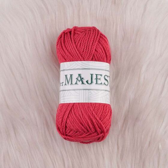 MAJESTİC CHUNKY NAR ÇİÇEĞİ COTTON ÖRGÜ İPİ 50 GR