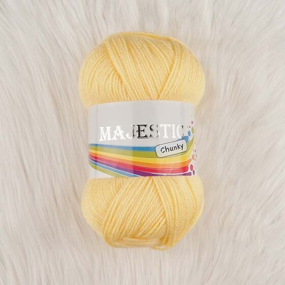 MAJESTİC CHUNKY ÖRGÜ İPİ 100 GR. SARI