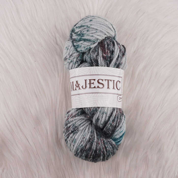 Majestic Chunky Petrol El Boyama İpi Ebruli 100 Gr
