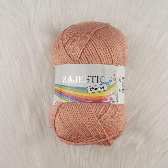 MAJESTIC CHUNKY SALMON 180 GR KNITTING YARN