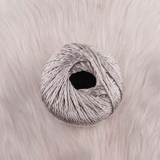 MAJESTIC CHUNKY SATIN GLOSS GRAY KNITTING YARN 100 GR