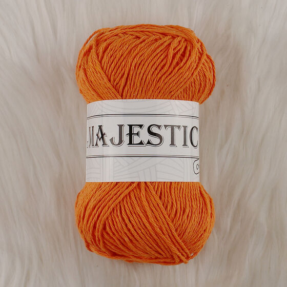 MAJESTİC CHUNKY TURUNCU COTTON ÖRGÜ İPİ 100 GR