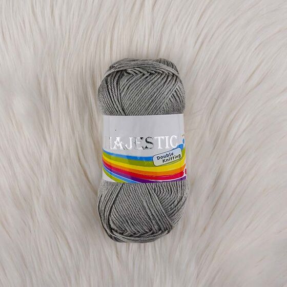 MAJESTİC DOUBLE KNİTTİNG 100 GR. ÖRGÜ İPİ (GRİ)