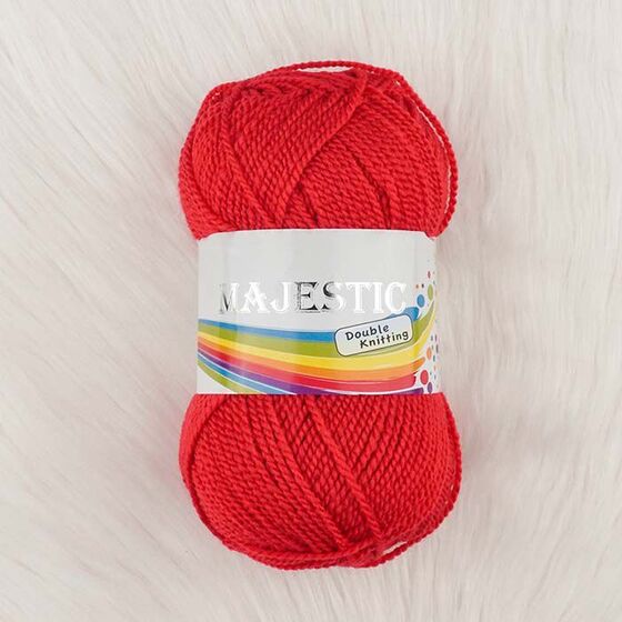 MAJESTİC DOUBLE KNİTTİNG 100 GR. ÖRGÜ İPİ (KIRMIZI)