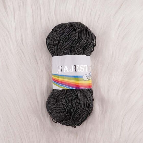 MAJESTIC DOUBLE KNITTING ANTHRACITE FINE KNITTING YARN 100 GR
