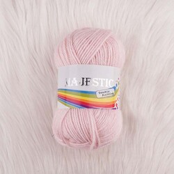 MAJESTİC - MAJESTİC DOUBLE KNİTTİNG A.PEMBE KLASİK ÖRGÜ İPİ 100 GR