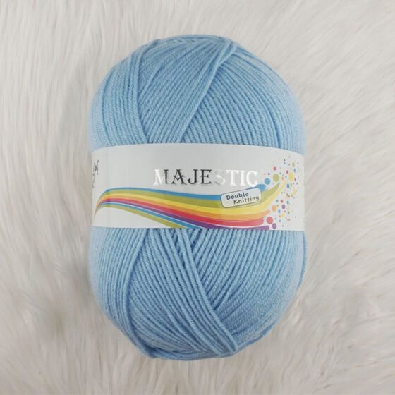 MAJESTIC DOUBLE KNITTING BABY BLUE KNITTING YARN 450 GR