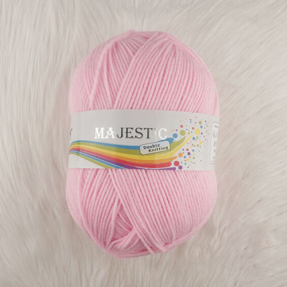 MAJESTİC DOUBLE KNİTTİNG BEBE PEMBE ÖRGÜ İPİ 450 GR