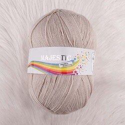 MAJESTİC - MAJESTİC DOUBLE KNİTTİNG BEJ ÖRGÜ İPİ 300 GR