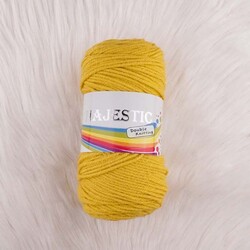 MAJESTİC - MAJESTİC DOUBLE KNİTTİNG HARDAL SARI ÖRGÜ İPİ 100 GR