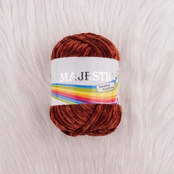 MAJESTİC DOUBLE KNİTTİNG KİREMİT KADİFE ÖRGÜ İPİ 100 GR