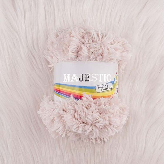 MAJESTİC DOUBLE KNİTTİNG KREM KUZUCUK ÖRGÜ İPİ 70 GR