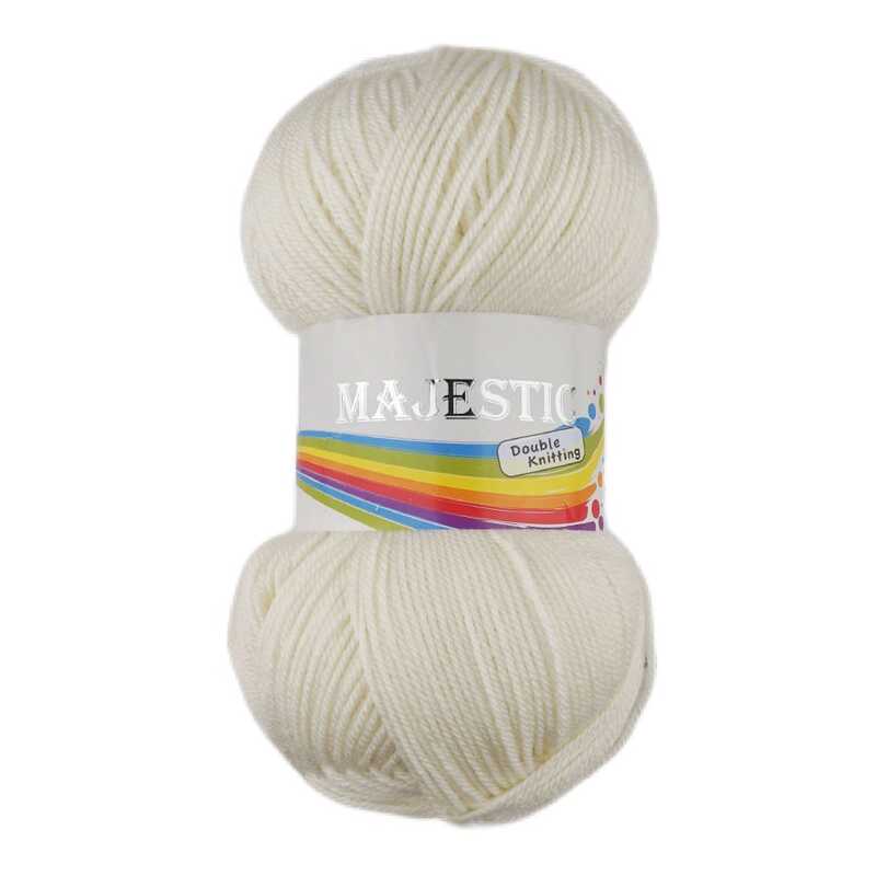 Majestic Double Knitting Krem Örgü İpi 150 Gr