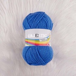 MAJESTİC - MAJESTİC DOUBLE KNİTTİNG MAVİ ÖRGÜ İPİ 100 GR
