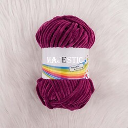 MAJESTİC - MAJESTİC DOUBLE KNİTTİNG MENEKŞE KADİFE ÖRGÜ İPİ 100 GR