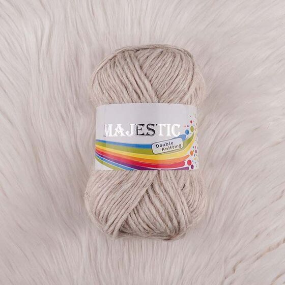 MAJESTIC DOUBLE KNITTING PABLO BONE KNITTING YARN 160 GR