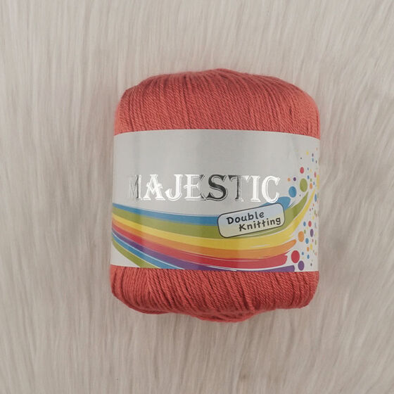 MAJESTİC DOUBLE KNİTTİNG PARLAK POLYESTER NARÇİÇEĞİ ÖRGÜ İPİ 30 GR