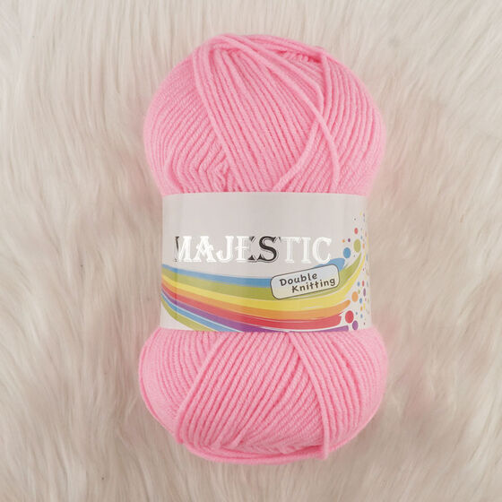 MAJESTİC DOUBLE KNİTTİNG ŞEKER PEMBE ÖRGÜ İPİ 100 GR