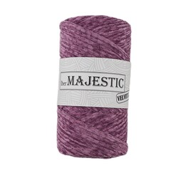 MAJESTİC - MAJESTİC VELVET XL KADİFE GÖRÜNÜMLÜ EFLATUN MAKROME İPİ 250 GR
