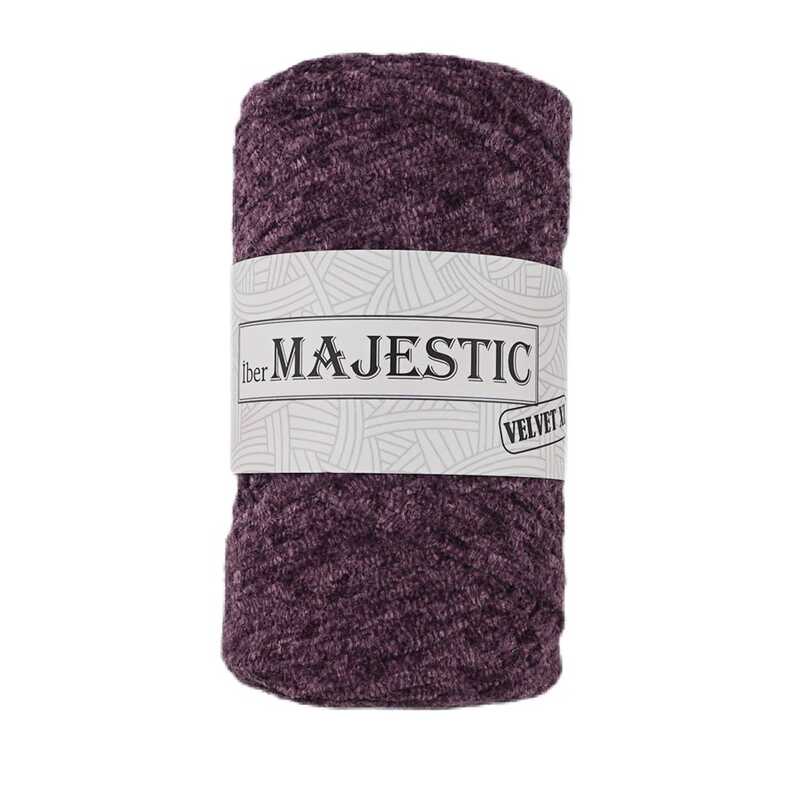 Majestic Velvet Xl Kadife Görünümlü Mor Makrome İpi 250 Gr