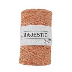 MAJESTİC - MAJESTİC VELVET XL KADİFE GÖRÜNÜMLÜ YAVRUAĞZI MAKROME İPİ 250 GR