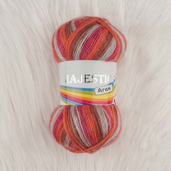 MAJESTİC ARAN BATİK İNCE ÖRGÜ İPİ 100 GR. NO:108