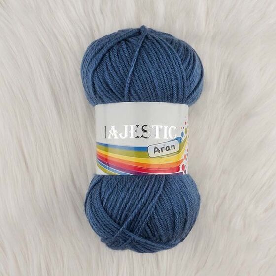 MAJESTİC ARAN ÖRGÜ İPİ 100 GR. NO:405 KOYU MAVİ
