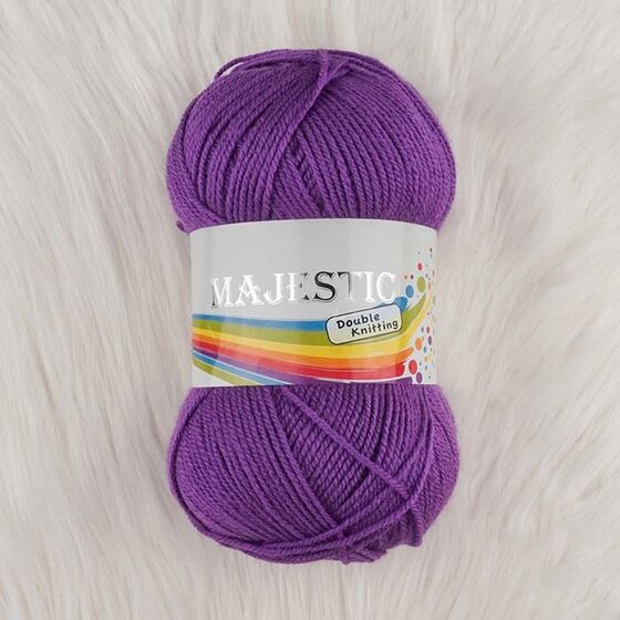 MAJESTİC DOUBLE KNİTTİNG ÖRGÜ İPİ 100 GR. NO:312 MENEKŞE