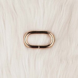 Noname - METAL ÇANTA HALKASI OVAL 3.5 CM.