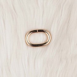 METAL BAG RING OVAL 2.5 CM. - Thumbnail