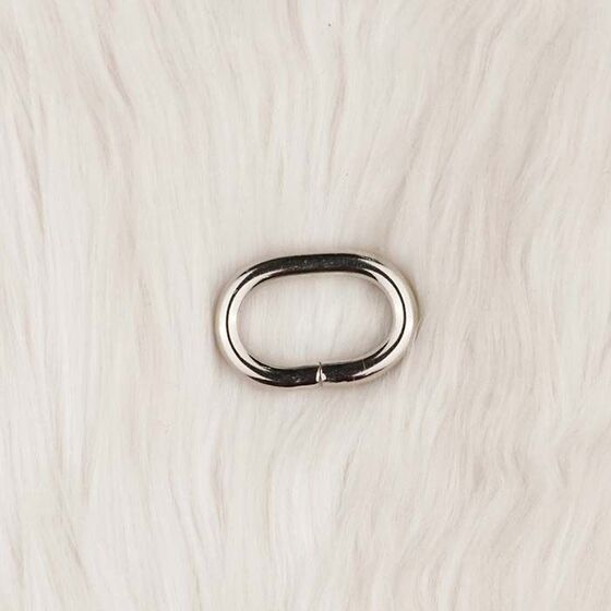 METAL BAG RING OVAL 2.5 CM.