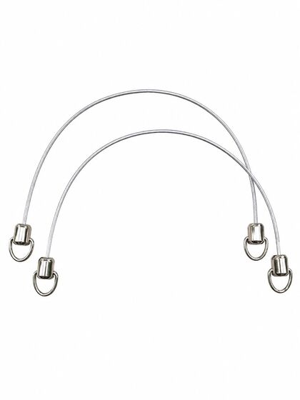 METAL ÇANTA SAPI UÇLARI HALKALI 18 CM