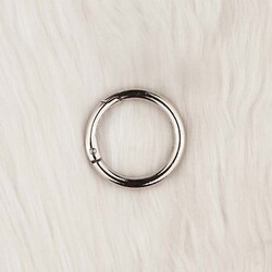 METAL SPRING BAG RING 3.5 CM. - Thumbnail