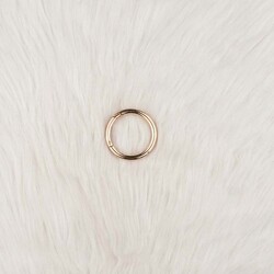 Noname - METAL YAYLI ÇANTA HALKASI 3.5 CM.