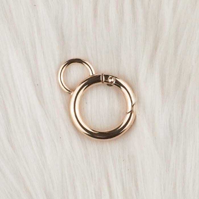 Metal Yaylı Çanta Halkası Kulaklı 2 Cm.