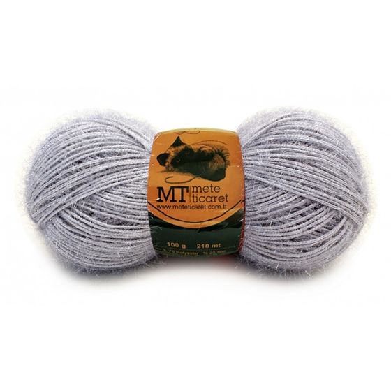 METE SILVERY KNITTING YARN