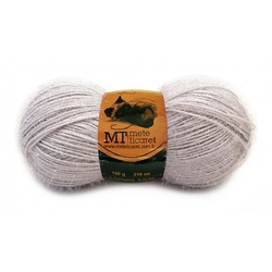 METE SILVERY KNITTING YARN - Thumbnail