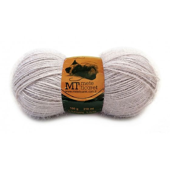 METE SILVERY KNITTING YARN