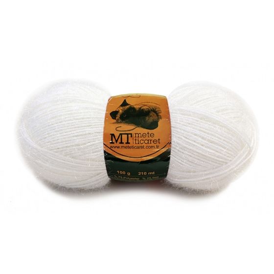 METE SILVERY KNITTING YARN