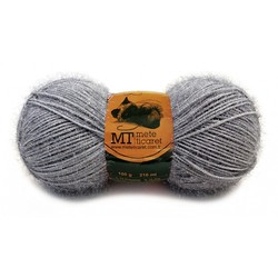 METE SILVERY KNITTING YARN - Thumbnail