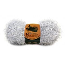 METE SILVERY KNITTING YARN - Thumbnail