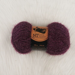 METE SILVERY KNITTING YARN - Thumbnail