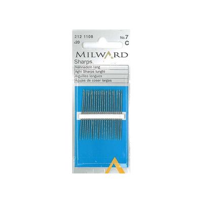 MILWARD 212 1108 POINTED SEWING NEEDLE NO:7