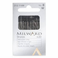 Milward - MILWARD 212 1109 POINTED SEWING NEEDLE NO:8 Milward - MILWARD 212 1109 POINTED SEWING NEEDLE NO:8
