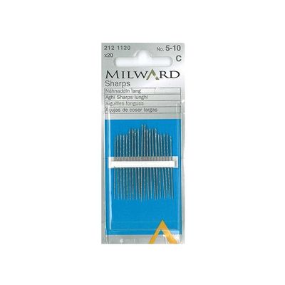 MILWARD 212 1120 POINTED SEWING NEEDLE NO:5-10